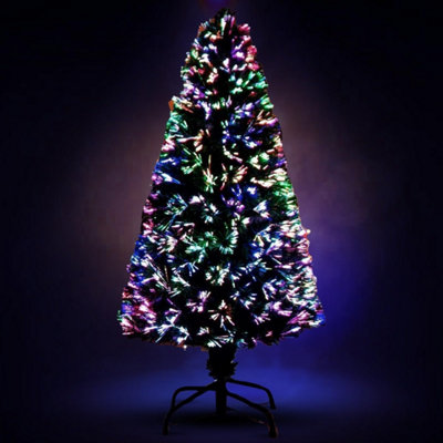  - Fiber Optic Multicolor Changing Lights Christmas Tree Multi Led Lights 3Ft4Ft6Ft
