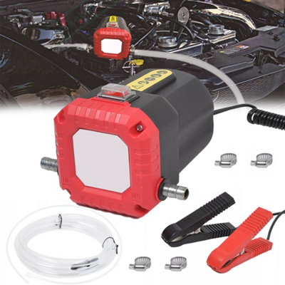 12V Electric Car Diesel Engine Oil Change Transfer Extractor Suction Syphon Pump from B&Q