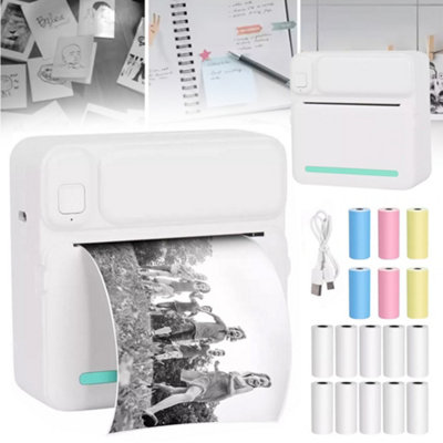 B&Q Mini Thermal Printer Pocket Bluetooth Mobile Phone Photos Label Printing Machine