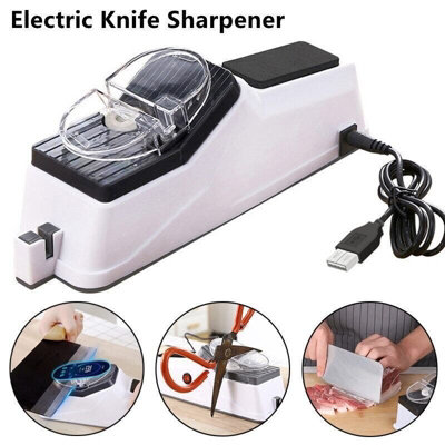 2 In1 Electric Blade Sharpener And Scissor Sharpeners Family Kitchen Home Tool from B&Q