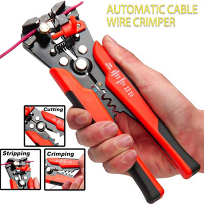 Professional Automatic Wire Striper Cutter Stripper Crimper Pliers Terminal Tool from B&Q
