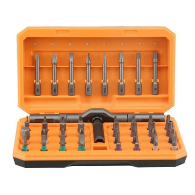 Ratchet Screwdriver Set Diy Ratchet Wrench Set Combination Repair Tool-42 In 1 from B&Q