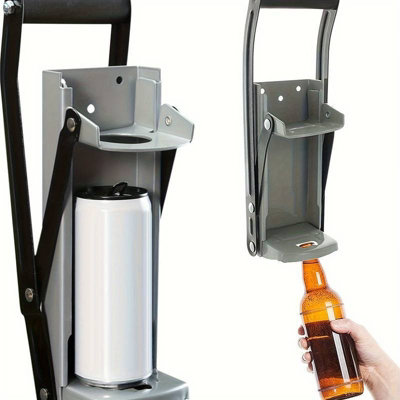 16Oz 500Ml Large Tin Can Crusher Wall Mounted Recycling Tool Bottle Opener from B&Q