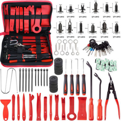 238Pcs Car Trim Removal Pry Tool Set Molding Panel Door Dash Interior Clip Kit from B&Q