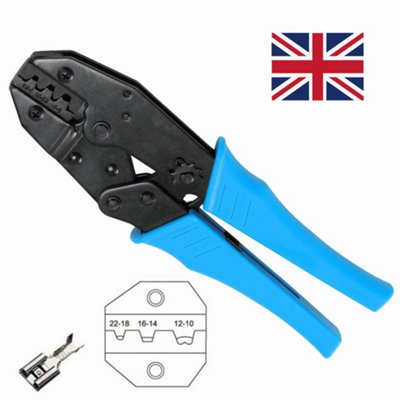 Hs 03Bc Ratchet European Style Crimping Pliers Crimper For Insulated Terminals