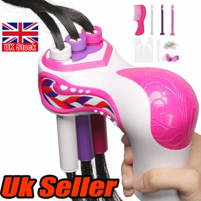 Electric Hair Twisting Tool Automatic Hair Braider Machine Twist Braiding Bl from B&Q