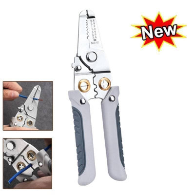Wire Stripper -Multifunctional Decrustation Electrician Hand Manual Tool Plier from B&Q