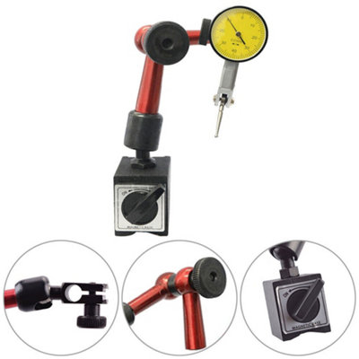 Dial Test Indicator Dti Gauge Flexible Magnetic Base Holder Stand from B&Q