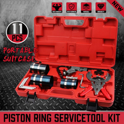 Piston Ring Pliers Compressor Expander Service Repair Cleaning Tool Kit Set from B&Q