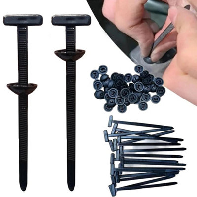 30Pcs Nylon Universal Cable Tie BuckleHeavy Duty Self-Locking Nylon Zip Ties Holder
