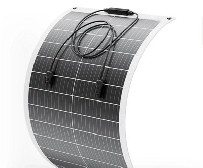 100W 12V Flexible Mono Solar Panel For Home Camper Van Caravans Marine Boat Rv from B&Q