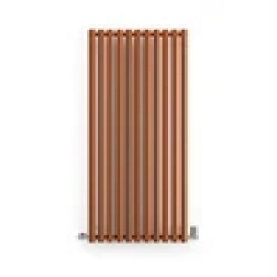  - Copper Horizontal Designer Radiator Oval Column Central Heating Rads 1800X590mm