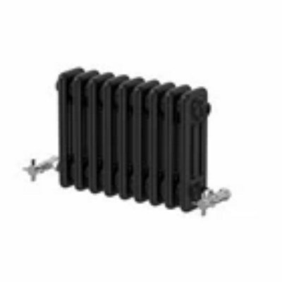  - 300X425mm Traditional Colosseum Horizontal Triple Bar Column Radiator Black