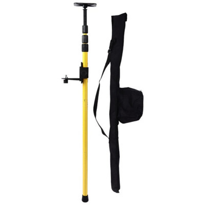 2.8M Laser Leveling Telescoping Pole Adjustable Mounting Pole For Line Laser from B&Q