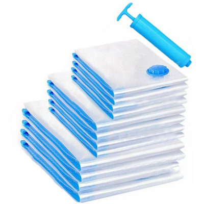  - 9X Strong Vacuum Storage Space Saver Saving Vacuum Vacuum Large Organiser Bags