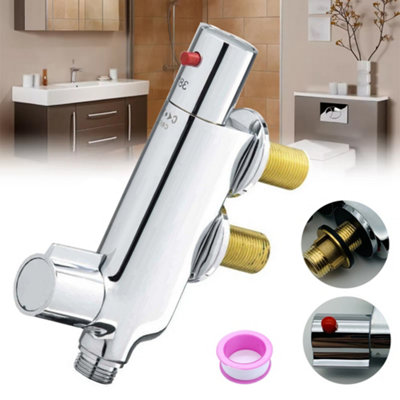 New Static Caravan V100 Vertical Thermostatic Shower Mixer 45mm Centres Genuine from B&Q