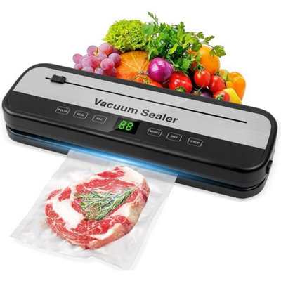 Vacuum Food Sealer Automatic Manual Sealer Dry Wet Pack Machine With 40 Bags from B&Q