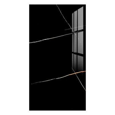  - Black 12X Marble Tiles Wall Sticker Self-Adhesive Stick On