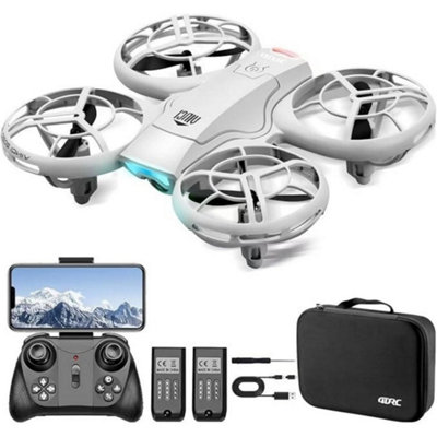 V8 Mini Drone With 1080P Camera For Adults Rc Quadcopter 2 Batteries Wifi Fpv from B&Q