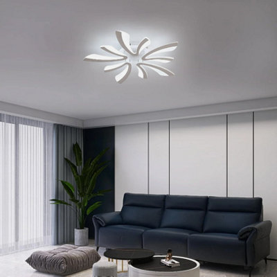 48W Dimmable Led Ceiling Light Chandeliers Pendant Lamp Living Room Remote/app from B&Q