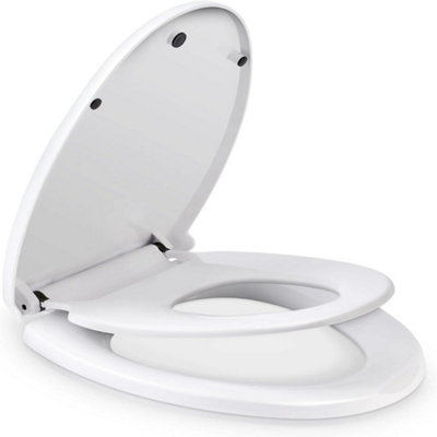  - Toilet Seat For Toddlers Training Soft Close Kids Family Child Potty White