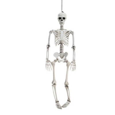 Human Skeleton Full Life Size Poseable Halloween Prop from B&Q