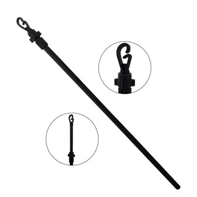 2X Clothes Washing Line Prop Pole from B&Q