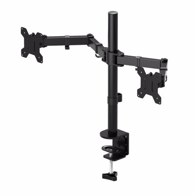 B&Q Dual Monitor Stand For 13-27 Inch Lcd Led Pc Screen