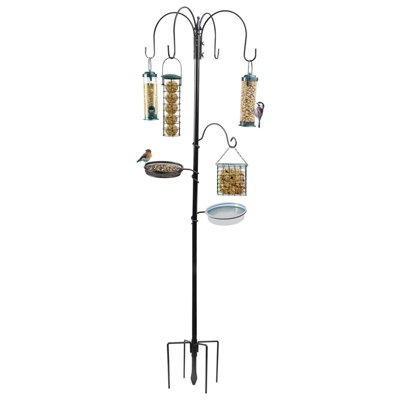  - Metal Complete Bird Feeding Station 4 Feeders
