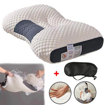 - 1000G Foam Pillow Cervical Memory For Neck & Shoulder Pain Ergonomic Orthopedic
