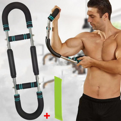 Shaker Twister Arm Trainer Workout Equipment Adjustable Chest Expander Exerciser from B&Q