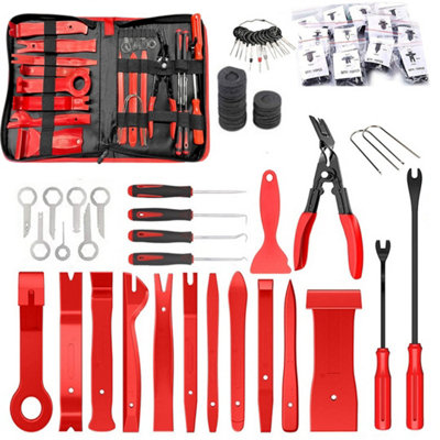 438Pcs Car Trim Removal Pry Tool Set Molding Panel Door Dash Interior Clip Kit from B&Q