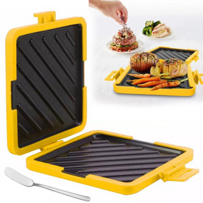 Toasted Sandwich Maker Microwavable Machine Waffle Maker Microwave Oven Toastie from B&Q