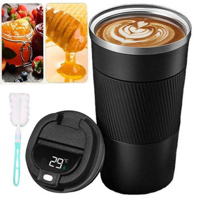 510 Ml Leakproof Insulated Thermal Travel Stainless Steel Coffee Mug Cup Flask from B&Q