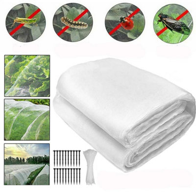 15M Garden Protect Netting For Vegetable Crop Plant Fine Mesh Bird Insect Net from B&Q