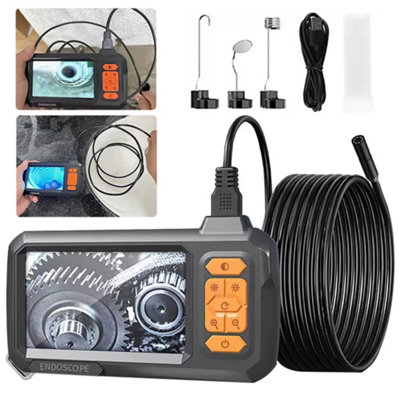 1080P Hd 8mm 4.3" Screen Industrial Endoscope Camera Borescope Inspection Camera from B&Q