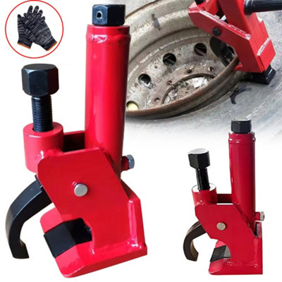 Red Car Tyre Changer Tyre Bead Breaker Wheel Tire Changer Tool Rim Clamp Repair Tool from B&Q
