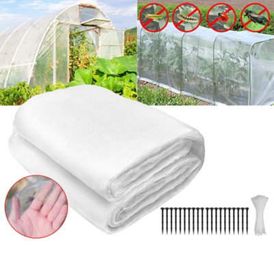 10M Garden Protect Netting For Vegetable Crop Plant Fine Mesh Bird Insect Net from B&Q