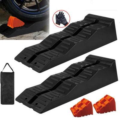 2Pcs/set Caravan Levellers 5T Campervan Trailer Motorhome Levelling Block Ramp from B&Q