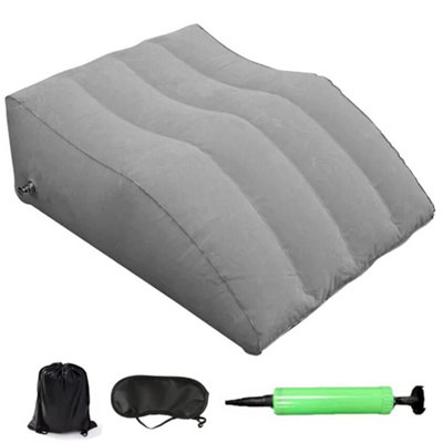 Large Inflatable Elevation Wedge Leg Foot Rest Raiser Support Pillow Cushion Uk from B&Q