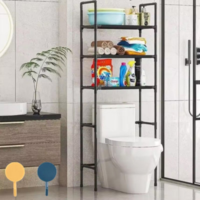 3 Tier Over Toilet Storage Rack Bathroom Shampoo Towel Tissue Shelf Organizer Uk from B&Q