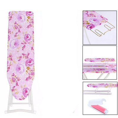 Large Strong Folding Iron Board Ironing Adjustable Height Light Weight Nonslip from B&Q