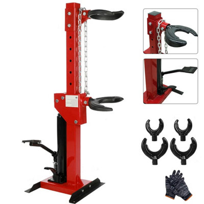 4500Kg Hydraulic Auto Coil Strut Spring Compressor 4.5 Ton Adjustable Height from B&Q