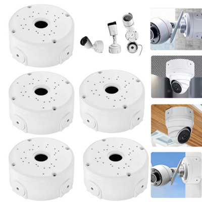 5X Junction Box Cable Deep Base For Security Cctv Cameras Dome Mount Box from B&Q