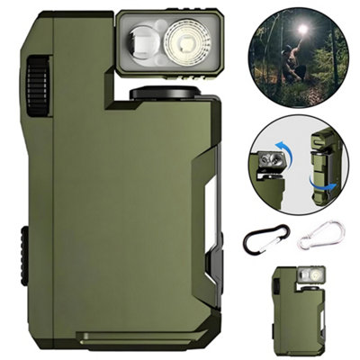 G5 Rechargeable Edc Flashlight400 Lumens Dual Light Sources Mini Flash from B&Q