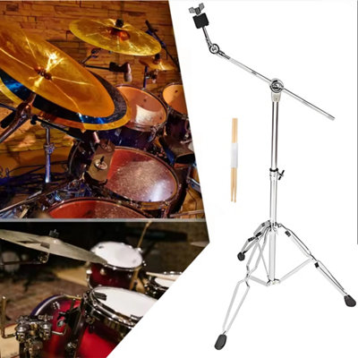 Adjustable Tornado Cymbal Boom Stand Double Braced from B&Q