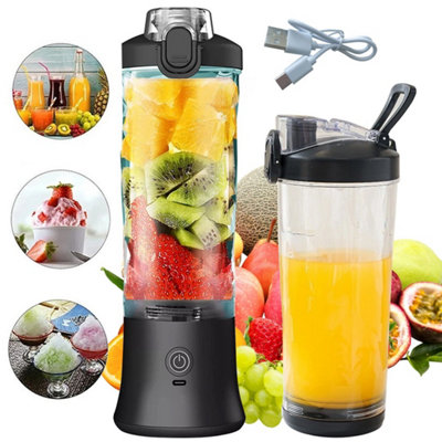 600Ml Portable Blender Personal Blenders For Shakes Smoothie Maker Fruit Juicer from B&Q