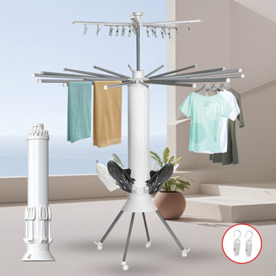 Garment Rack Portable And Foldable Space Saving Laundry Drying Rack from B&Q