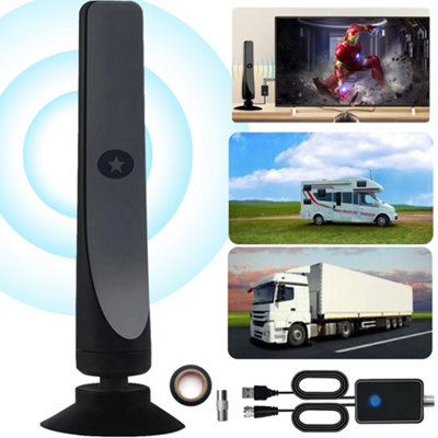 Tv Aerial Digital Indoor Tv Aerial With Signal Booster Tv Antenna
