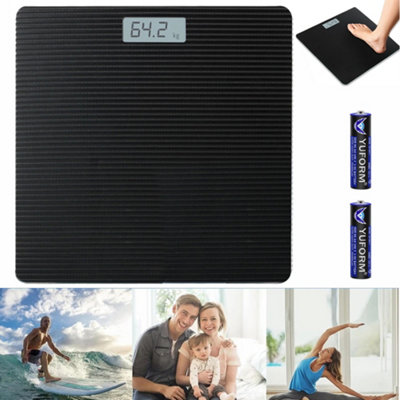 Digital Bathroom Scales 180Kg Body Weight Weighing Scale Smart Led Electronic from B&Q